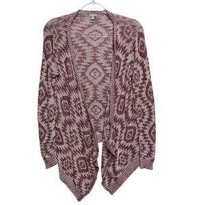 Y2K Vintage Southwestern Cowgirl Knit Sweater Kimono Cardigan Jacket